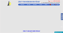 Desktop Screenshot of nhomtiendat.com